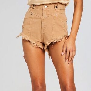 RETROFETE TESSA CAMEL SHORTS